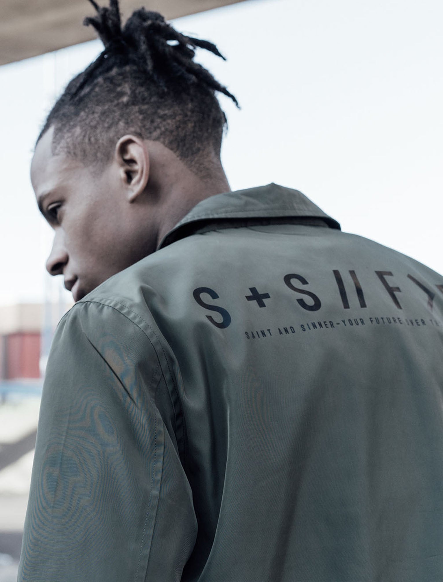 Coats / Jackets St Jacob Shower Resistant Coach Jacket in Grape Leaf - Saint & Sinner / S - Tokyo Laundry
