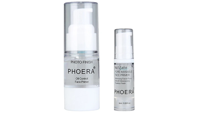 Phoera Matte Pore-Invisible Face Primer - 6ml or 18ml
