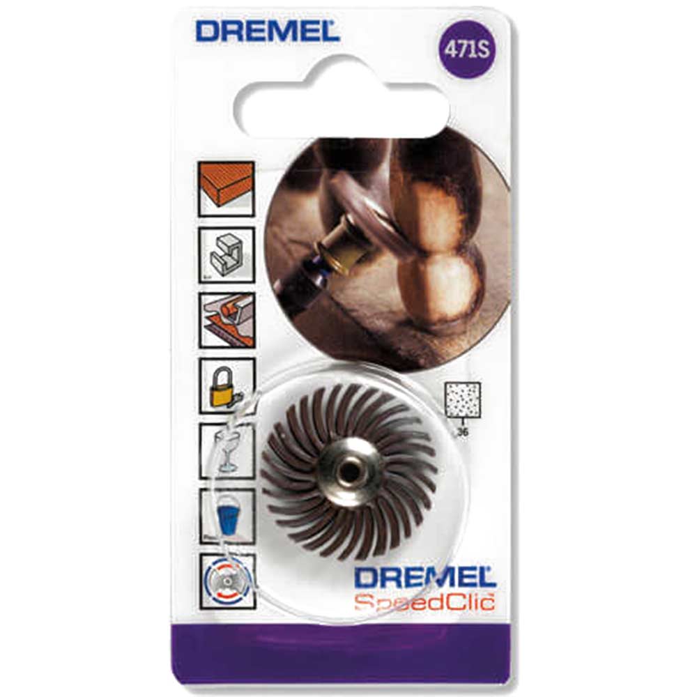 Dremel EZ SpeedClic Detail Abrasive Brush 25mm 36g Pack of 1