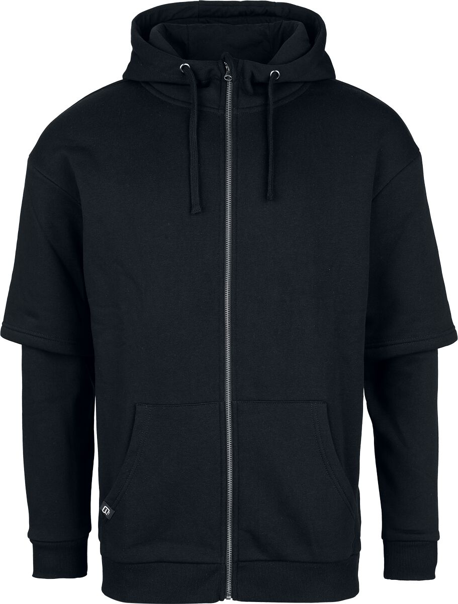 RED by EMP Hoodie Jacket - Layered Look Hoodie Jacket - S to XXL - for Men - black